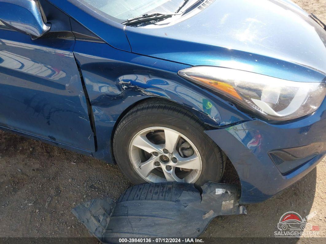 KMHDH4AE6FU390417 2015 HYUNDAI ELANTRA photo no. 6