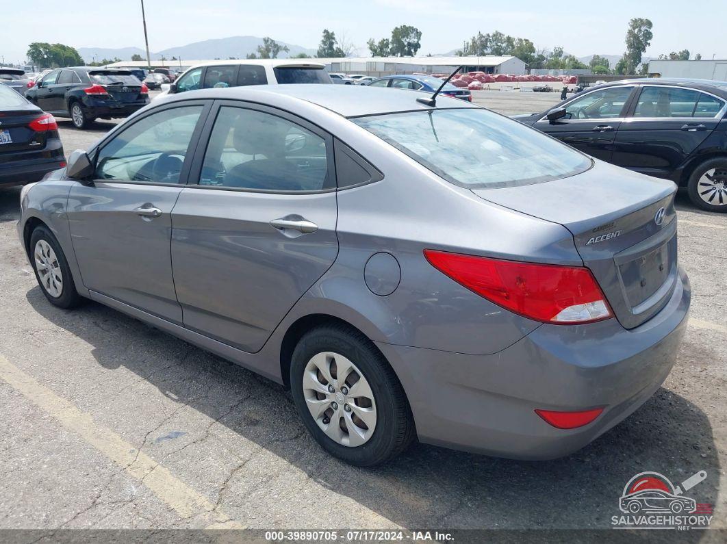 KMHCT4AE7GU999558 2016 HYUNDAI ACCENT photo no. 3