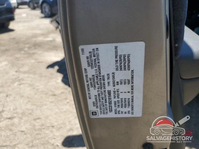 1GCCS195218164882 2001 CHEVROLET S10 photo no. 12