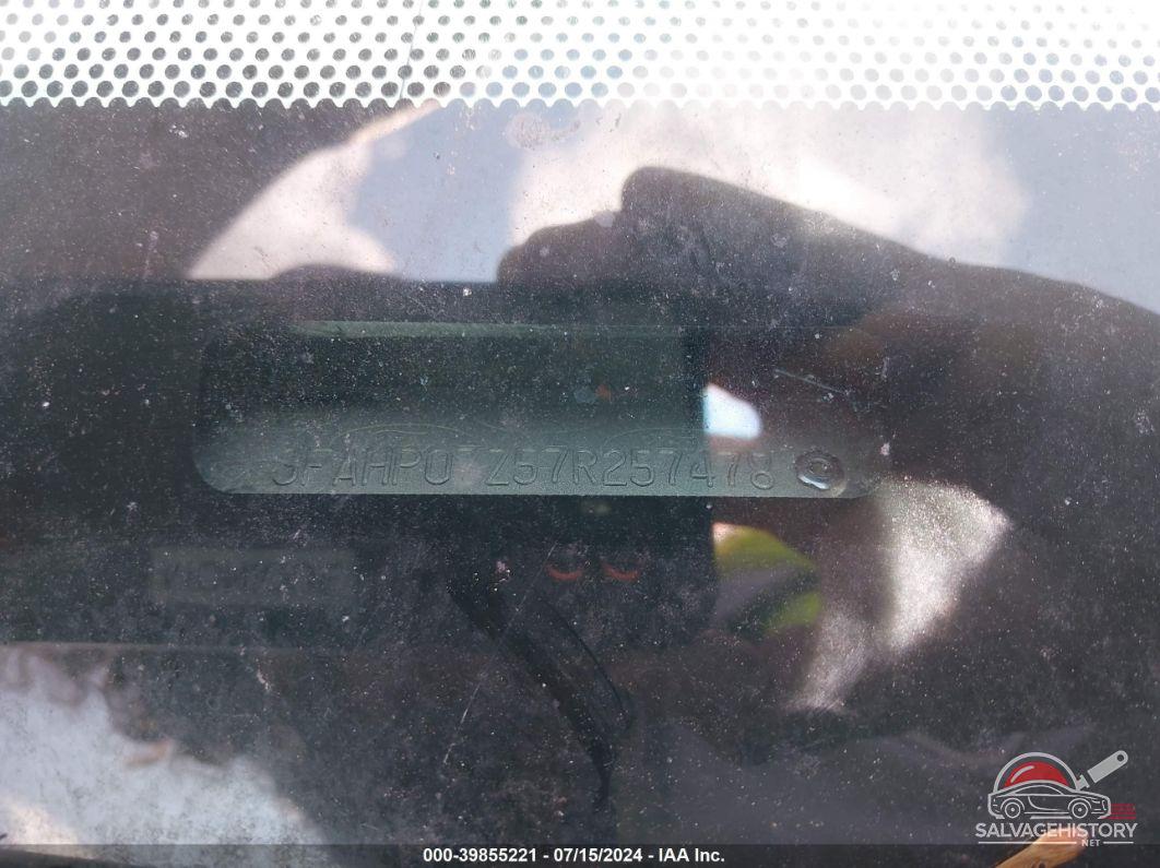 3FAHP07Z57R257478 2007 FORD FUSION photo no. 9