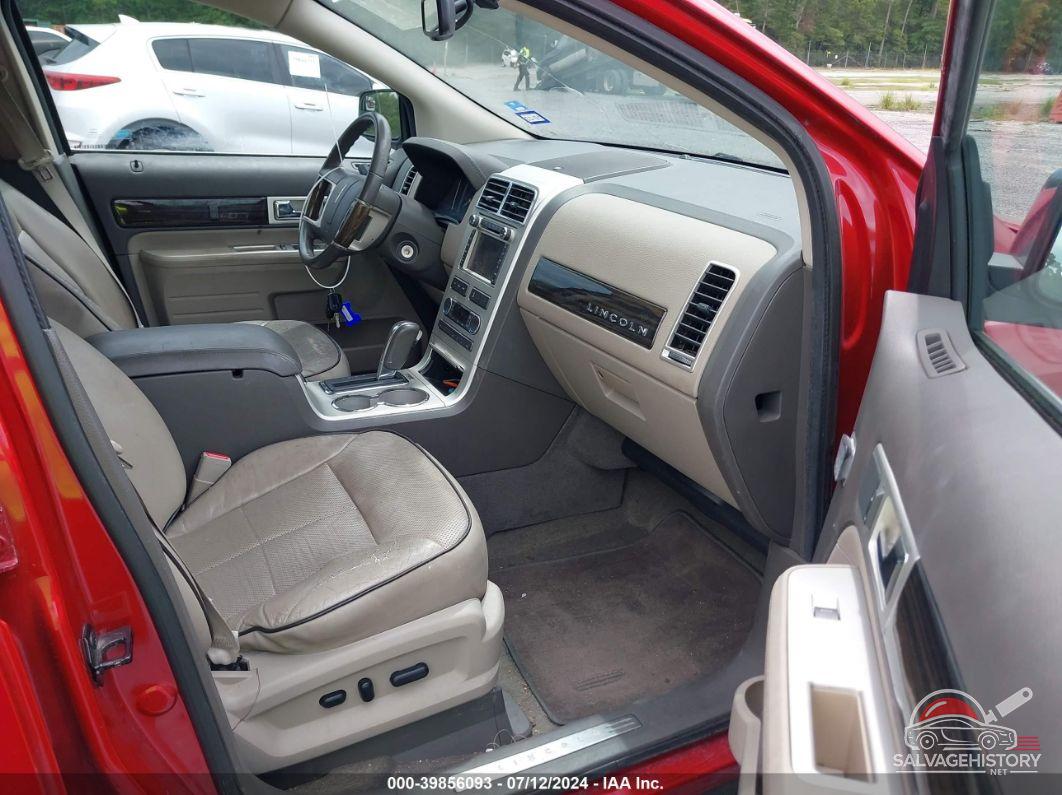 2LMDJ6JC0ABJ02683 2010 LINCOLN MKX photo no. 5