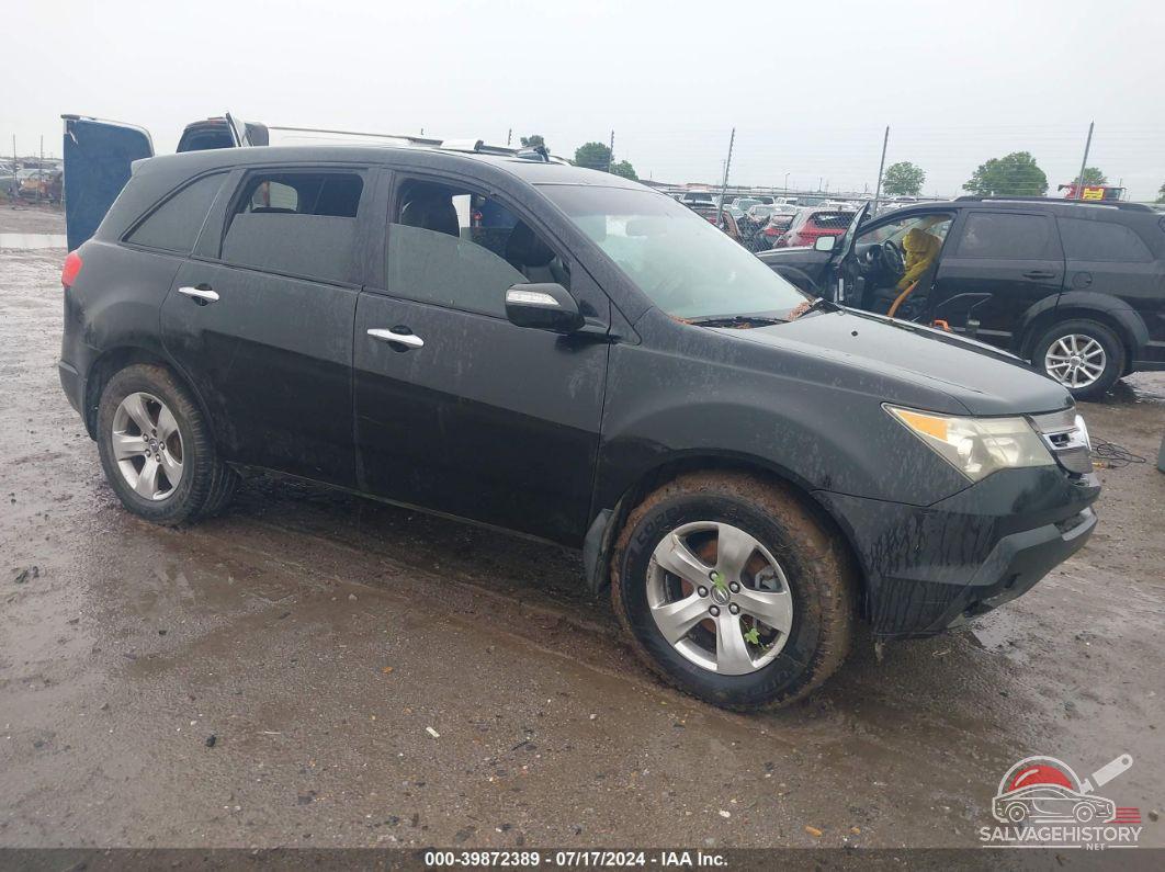 2HNYD28527H500552 2007 ACURA MDX photo no. 18