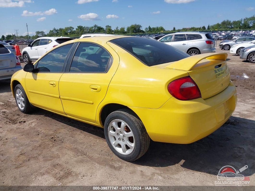 1B3ES56C43D171363 2003 DODGE NEON photo no. 3