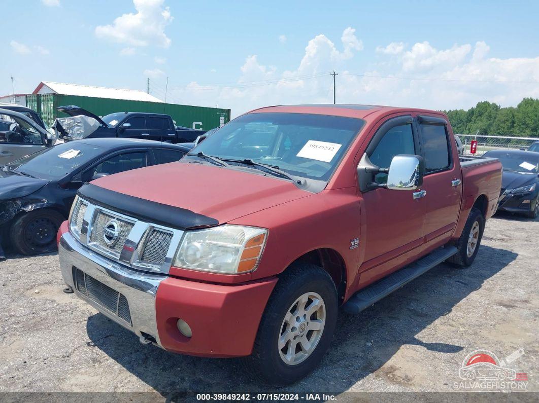 1N6AA07B34N505271 2004 NISSAN TITAN photo no. 2