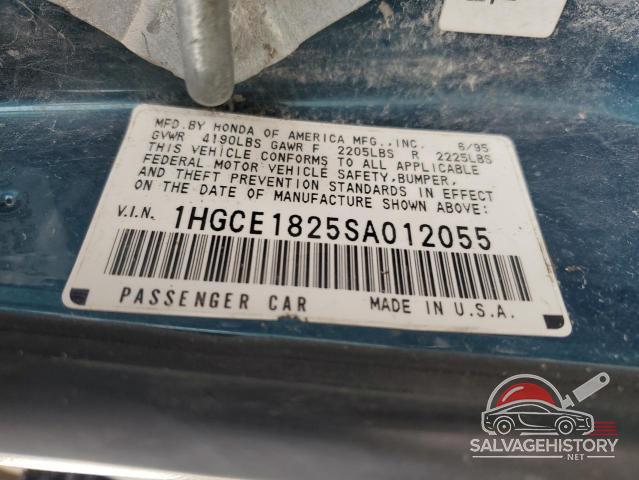1HGCE1825SA012055 1995 HONDA ACCORD photo no. 13