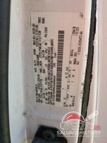 1FTNE1EW0CDA96624 2012 FORD ALL Models photo no. 12