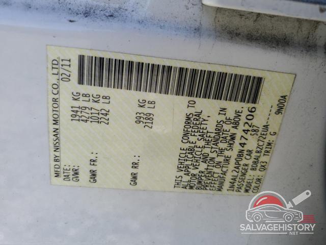 1N4AL2AP0BN474206 2011 NISSAN ALTIMA photo no. 12