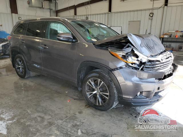 5TDJKRFH3GS325569 2016 TOYOTA HIGHLANDER photo no. 4