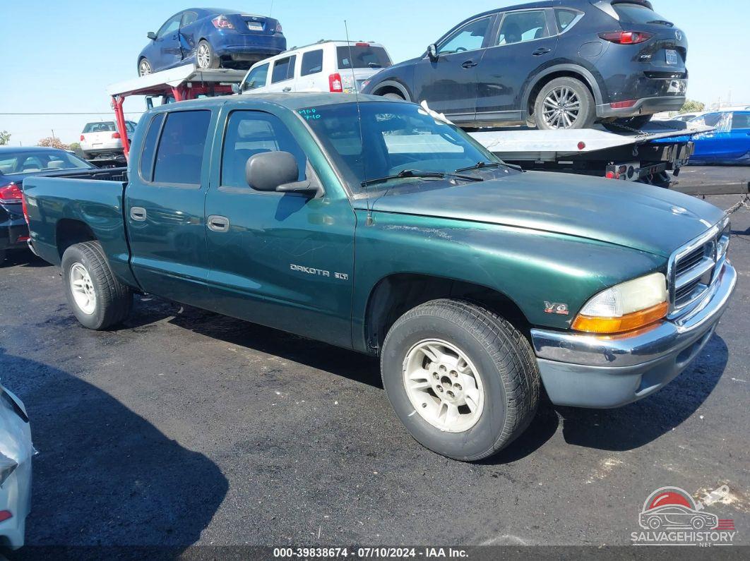 1B7GL2AN2YS680348 2000 DODGE DAKOTA photo no. 3