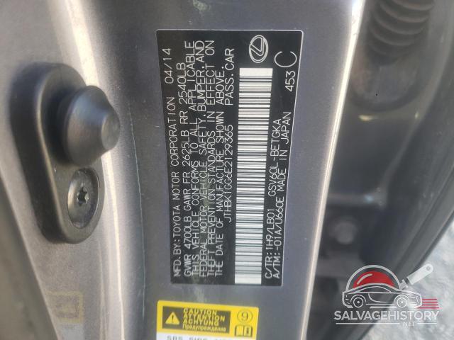 JTHBK1GG6E2129365 2014 LEXUS ES350 photo no. 12