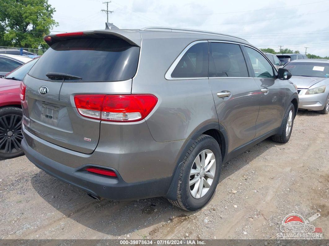 5XYPG4A39GG046599 2016 KIA SORENTO photo no. 4