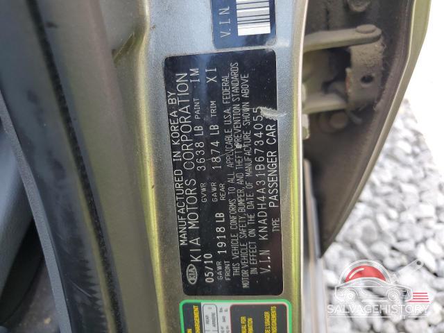 KNADH4A31B6734055 2011 KIA RIO photo no. 12