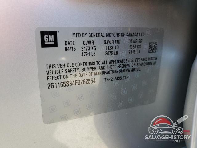 2G1165S34F9262554 2015 CHEVROLET IMPALA photo no. 12