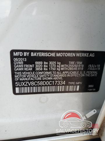 5UXZV8C58D0C17334 2013 BMW X5 photo no. 14