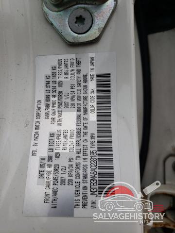 JM3TB3MA8A0228185 2010 MAZDA CX-9 photo no. 12