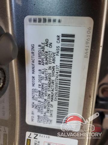5Y2SL65897Z424137 2007 PONTIAC VIBE photo no. 14