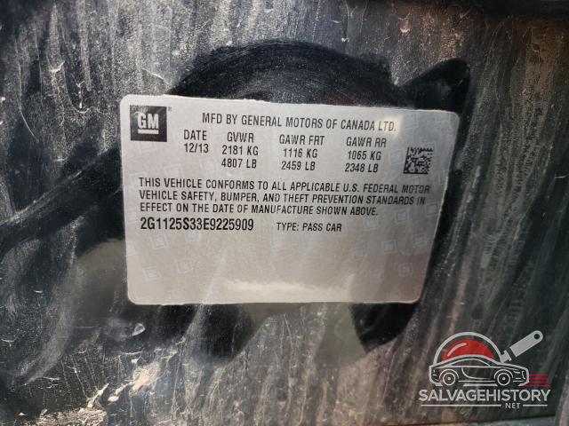 2G1125S33E9225909 2014 CHEVROLET IMPALA photo no. 12