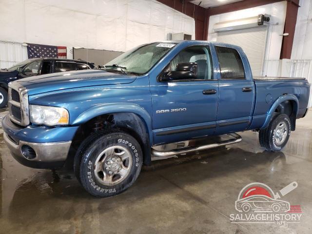 3D7KU28D23G861721 2003 DODGE RAM 2500 photo no. 5