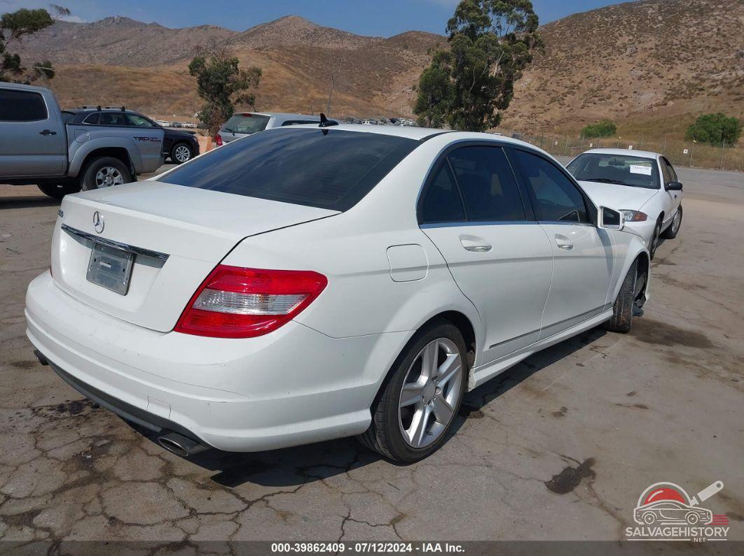 WDDGF5EB0AR113499 2010 MERCEDES-BENZ C 300 photo no. 4