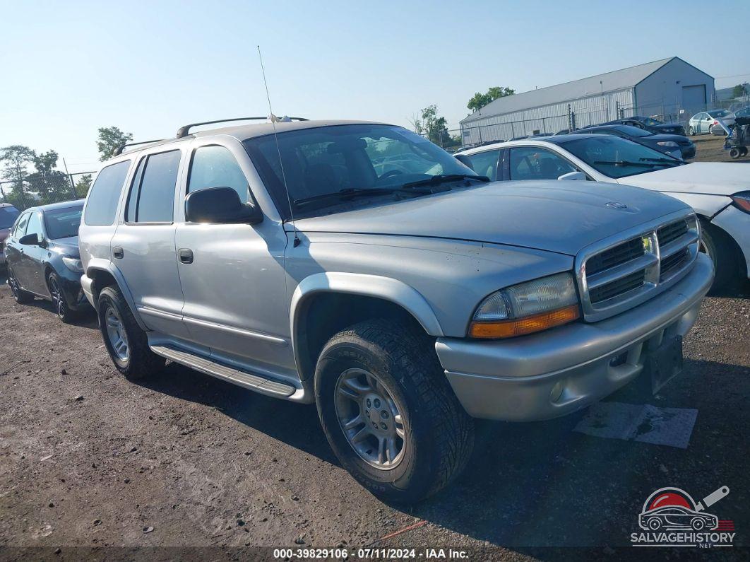 1B4HS48N72F161334 2002 DODGE DURANGO photo no. 16
