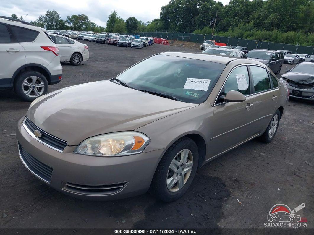 2G1WB58N779232945 2007 CHEVROLET IMPALA photo no. 2