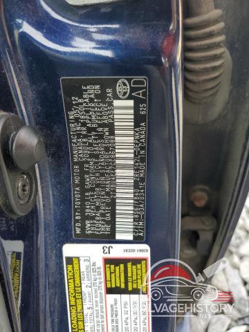 2T1BU4EE7CC867088 2012 TOYOTA COROLLA photo no. 13