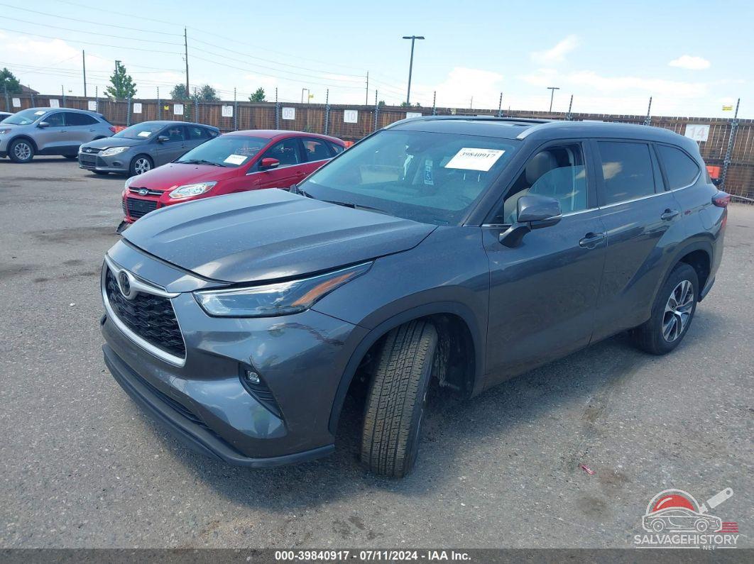 5TDKDRAH7PS007623 2023 TOYOTA HIGHLANDER photo no. 2