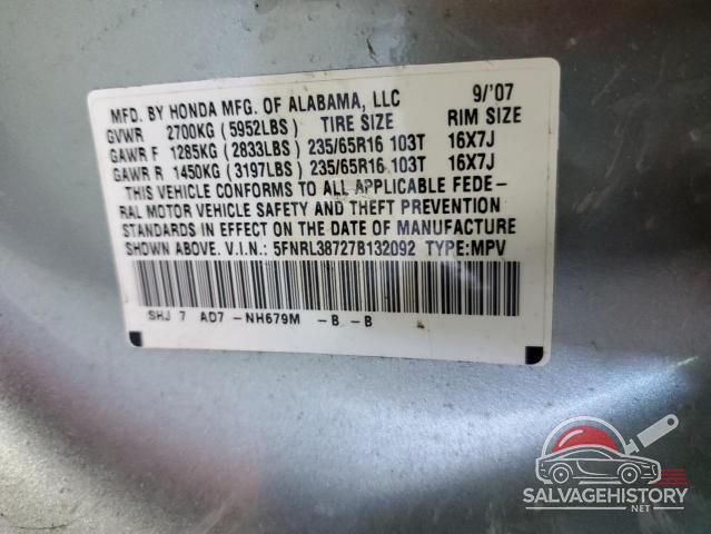 5FNRL38727B132092 2007 HONDA All Models photo no. 14
