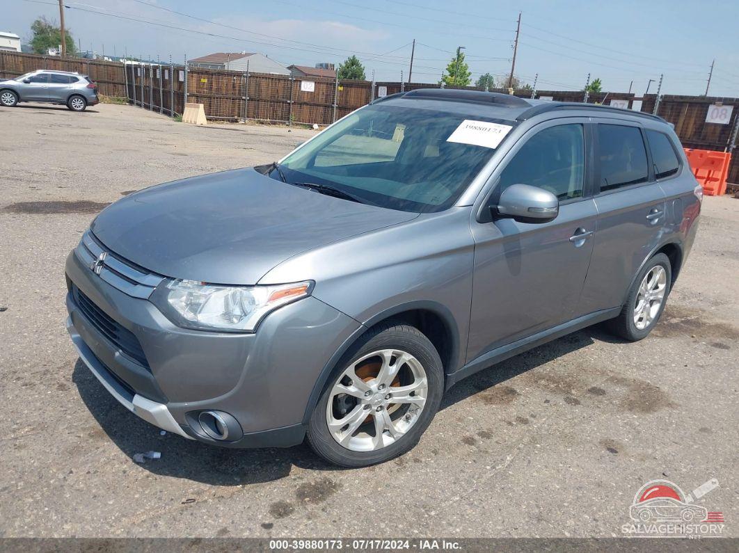 JA4AZ3A36FZ002516 2015 MITSUBISHI OUTLANDER photo no. 2