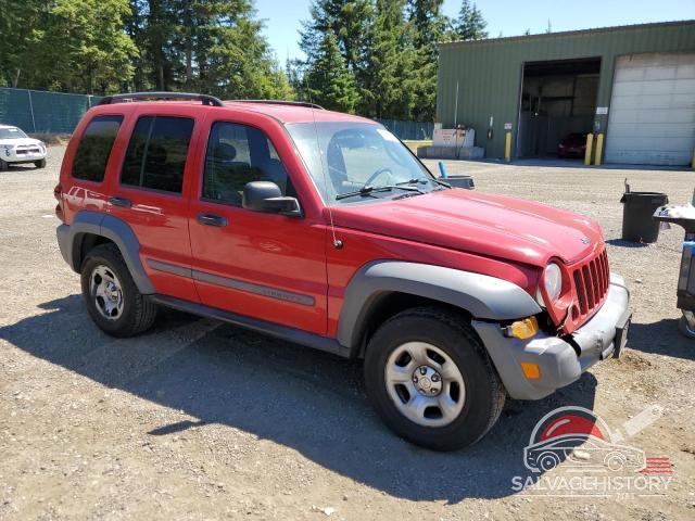 1J4GL48K15W617005 2005 JEEP LIBERTY photo no. 4