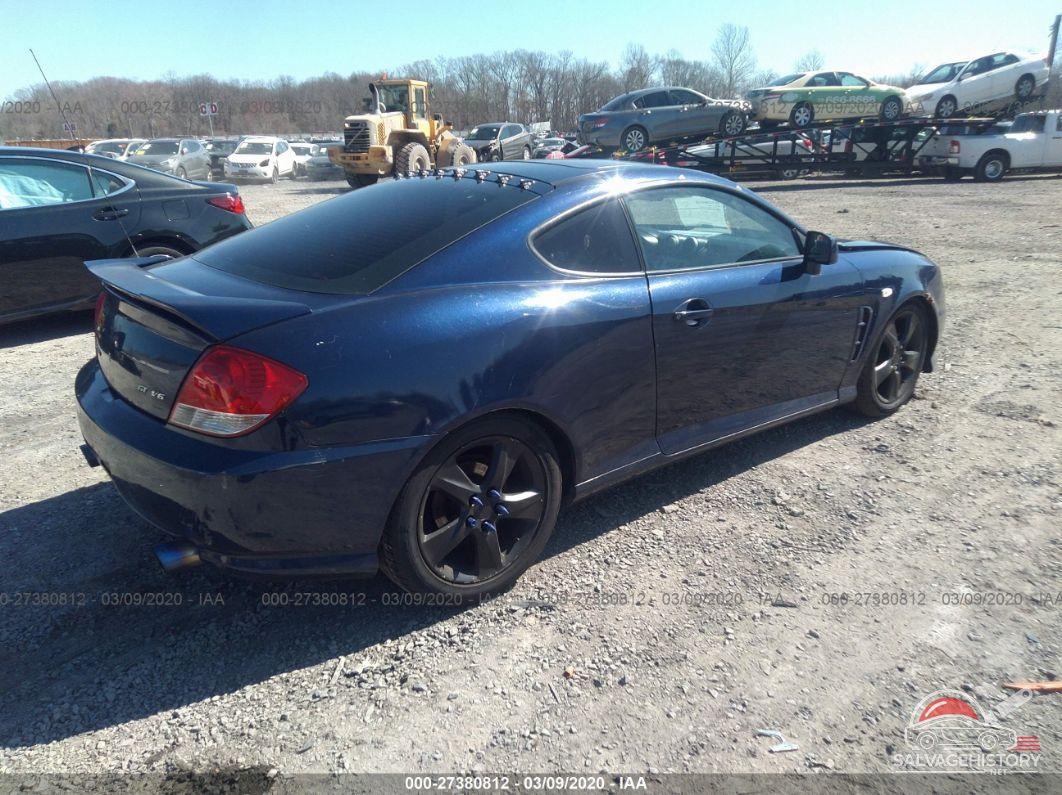 KMHHN65F86U228975 2006 HYUNDAI TIBURON photo no. 4