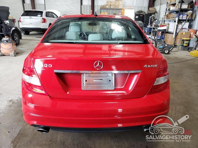 WDDGF81X39F272713 2009 MERCEDES-BENZ C-CLASS photo no. 6