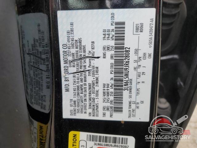 3LN6L5MU9JR628082 2018 LINCOLN MKZ photo no. 12