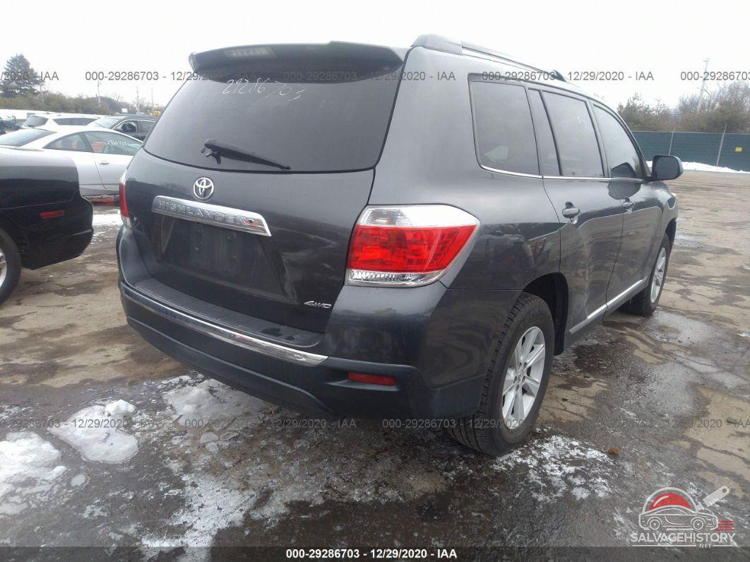 5TDBK3EH0DS245449 2013 TOYOTA HIGHLANDER photo no. 4