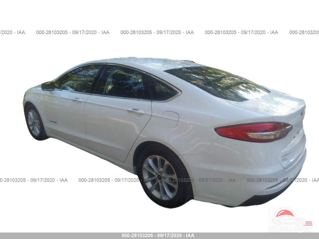 3FA6P0MU4KR180174 2019 FORD FUSION HYBRID photo no. 3