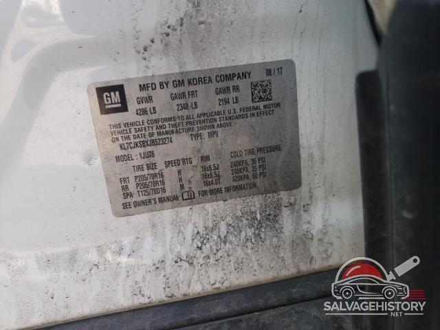 KL7CJKSBXJB523274 2018 CHEVROLET TRAX photo no. 13