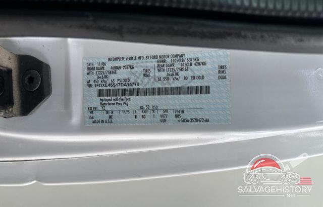 1FDXE45S17DA15770 2007 FORD ALL Models photo no. 10