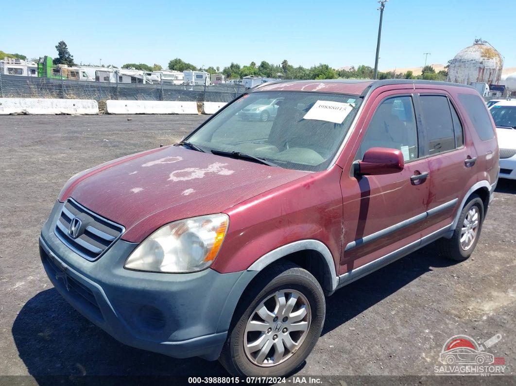JHLRD78896C023351 2006 HONDA CR-V photo no. 2