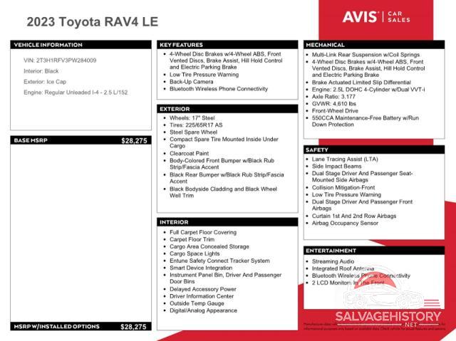 2T3H1RFV3PW284009 2023 TOYOTA RAV4 photo no. 13