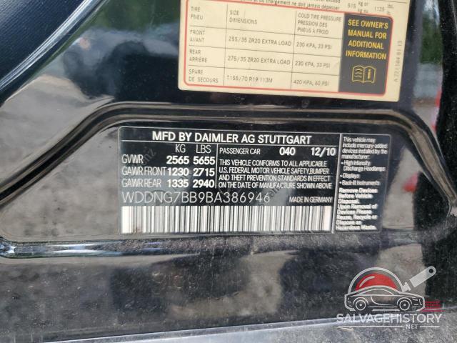 WDDNG7BB9BA386946 2011 MERCEDES-BENZ S-CLASS photo no. 12