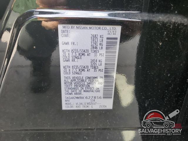 5N1AR2MN9DC627856 2013 NISSAN PATHFINDER photo no. 13