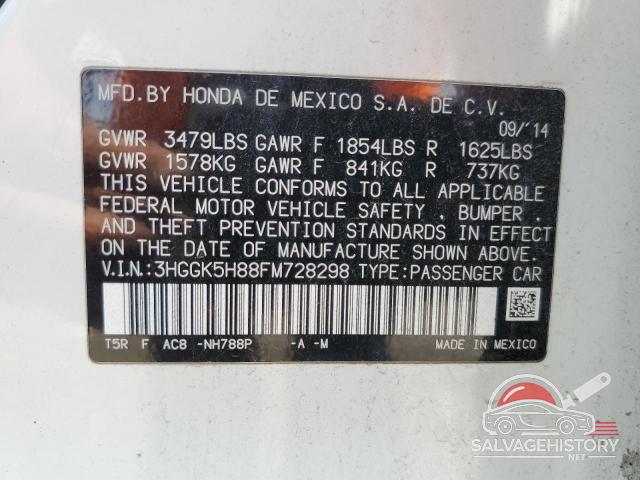 3HGGK5H88FM728298 2015 HONDA FIT photo no. 13