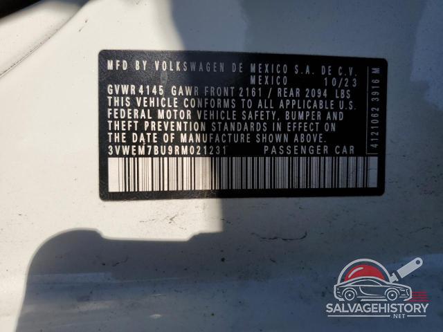 3VWEM7BU9RM021231 2024 VOLKSWAGEN JETTA photo no. 12