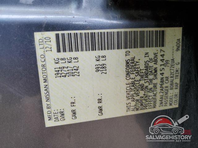 1N4AL2AP6BN451447 2011 NISSAN ALTIMA photo no. 13