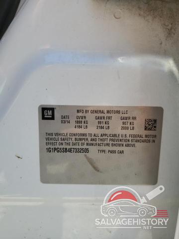 1G1PG5SB4E7332505 2014 CHEVROLET CRUZE photo no. 12