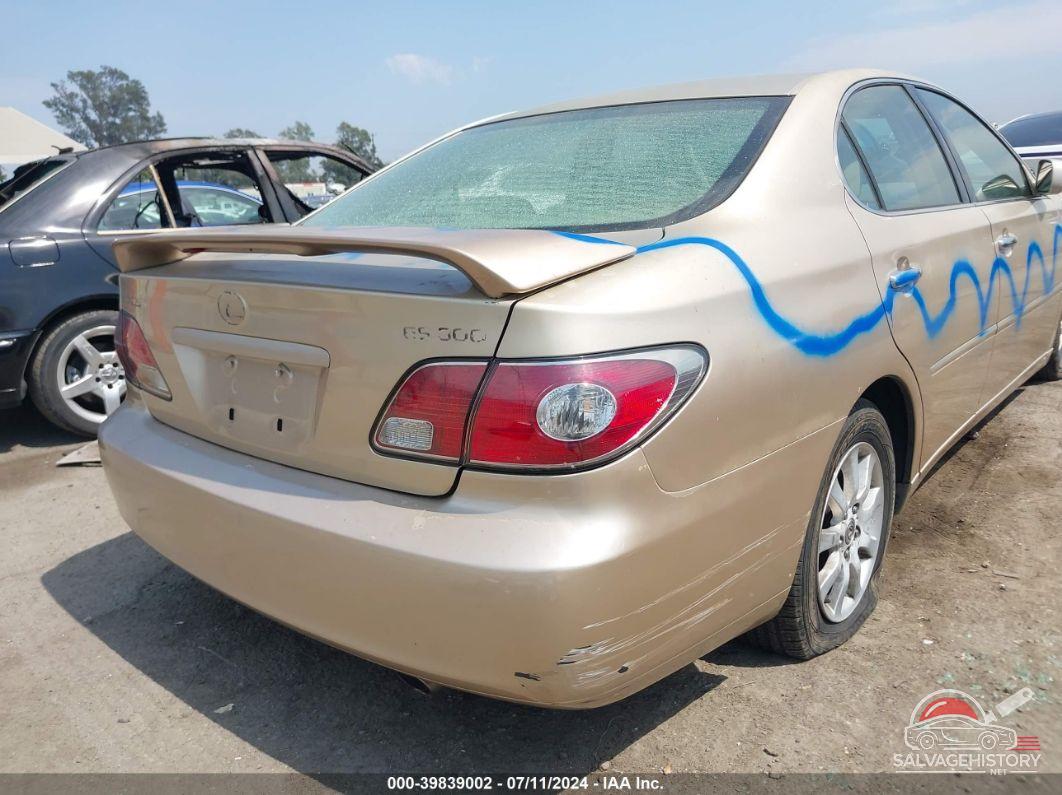 JTHBF30G730117972 2003 LEXUS ES 300 photo no. 6