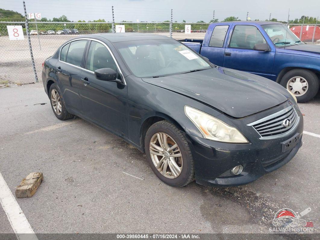 JN1DV6AR5BM650735 2011 INFINITI G25X photo no. 2