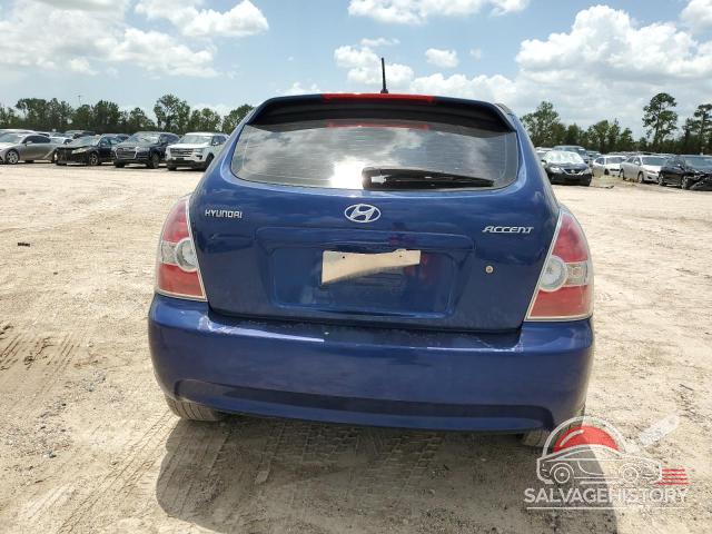 KMHCN36C87U009979 2007 HYUNDAI ACCENT photo no. 6