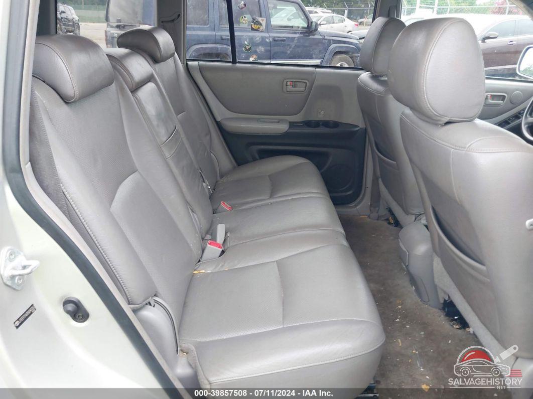 JTEEP21A350093362 2005 TOYOTA HIGHLANDER photo no. 8