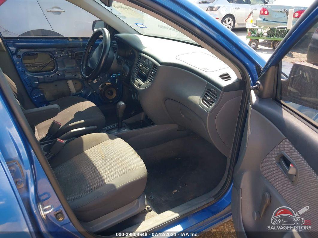 KNADE223896512005 2009 KIA RIO photo no. 5